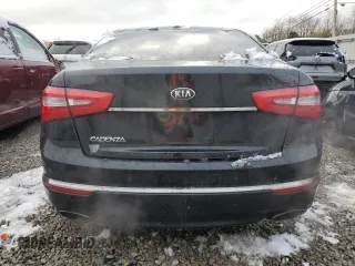 2014 Kia Cadenza Premium with VIN KNALN4D77E5130751, listed as a Copart auction lot 81950874 with 122,437 mi miles and Salvage Title. Bid and sale history available at carsss.com. Image 6.