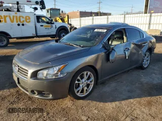 2014 Nissan Maxima 3.5 S with VIN 1N4AA5AP4EC473924, listed as a Copart auction lot 78397634 with 161,186 mi miles and Salvage Title. Bid and sale history available at carsss.com. Image 1.