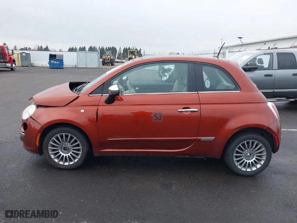 2012 FIAT 500 Gucci with VIN 3C3CFFCR4CT176523, listed as a IAAI auction lot 41229848 with NaN miles. Bid and sale history available at carsss.com. Image 14.