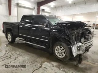 2018 GMC Sierra 2500HD SLT with VIN 1GT12TEY9JF223506, listed as a Copart auction lot 78465644 with 77,236 mi miles and Salvage Title. Bid and sale history available at carsss.com. Image 4.