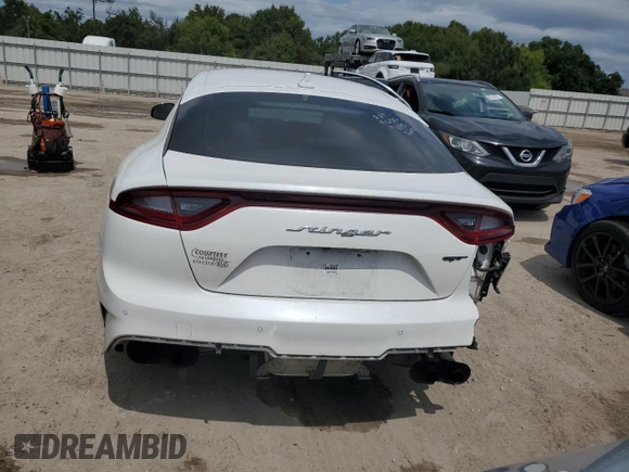 2020 Kia Stinger GT with VIN KNAE35LC0L6072105, listed as a Copart auction lot 68887473 with 42,836 mi miles and Salvage Title. Bid and sale history available at DreamBid. Image 6.