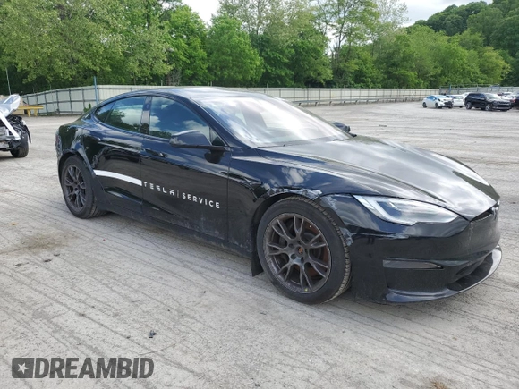2021 Tesla Model S Long Range z VIN 5YJSA1E52MF428241, wystawiony jako Copart lot #57302035 z przebiegiem 67 775 mil mil oraz Szkoda całkowita • Salvage title. Historia ofert i sprzedaży dostępna na DreamBid. Obrazek 4.