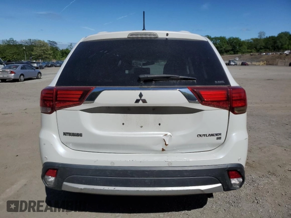 2016 Mitsubishi Outlander SE with VIN JA4AZ3A30GZ037053, listed as a Copart auction lot 57174405 with 105,621 mi miles and Salvage title. Bid and sale history available at DreamBid. Image 6.