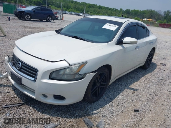 2012 Nissan Maxima SV with VIN 1N4AA5AP5CC849544, listed as a IAAI auction lot 42404028 with Not provided miles and . Bid and sale history available at DreamBid. Image 2.