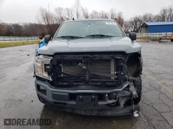 2020 Ford F-150 XL with VIN 1FTEX1EP3LKD85530, listed as a Copart auction lot 85218934 with 186,675 mi miles and Salvage title. Bid and sale history available at DreamBid. Image 5.