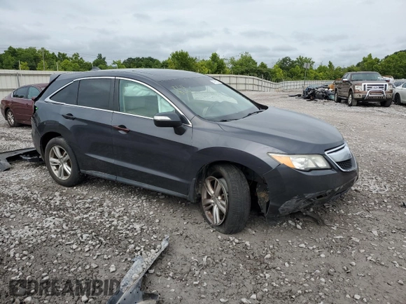 2014 Acura RDX with VIN 5J8TB3H33EL017079, listed as a Copart auction lot 64686204 with Not Provided miles and Salvage Title. Bid and sale history available at DreamBid. Image 4.