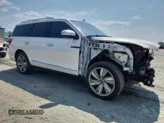 2018 Lincoln Navigator Black Label with VIN 5LMJJ2TT0JEL09709, listed as a Copart auction lot 64280215 with 62,475 mi miles and Salvage title. Bid and sale history available at DreamBid. Image 4.
