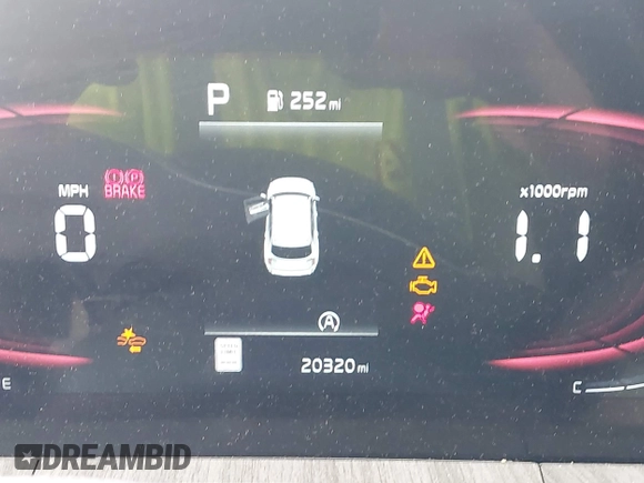 2024 Kia Telluride EX with VIN 5XYP34GC8RG493124, listed as a IAAI auction lot 42438819 with 20,320 mi miles and . Bid and sale history available at DreamBid. Image 16.
