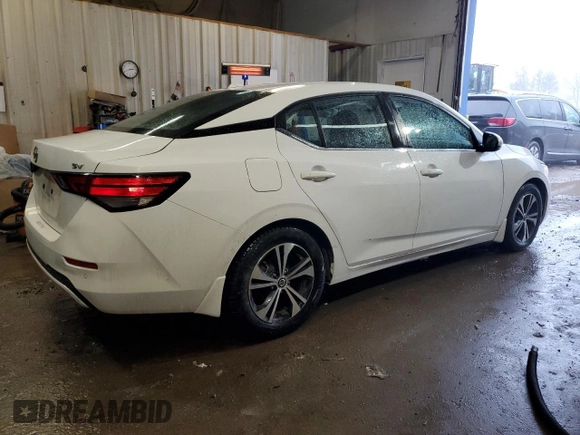 2020 Nissan Sentra SV with VIN 3N1AB8CV6LY300336, listed as a Copart auction lot 47751475 with 126,789 mi miles and Salvage Title. Bid and sale history available at carsss.com. Image 3.