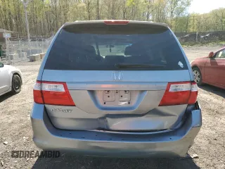 2007 Honda Odyssey EX-L with VIN 5FNRL386X7B056046, listed as a Copart auction lot 53665495 with Not Provided miles and Salvage Title. Bid and sale history available at DreamBid. Image 6.