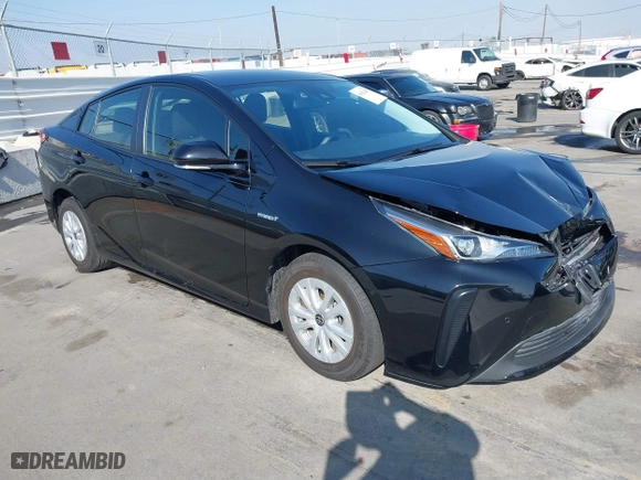 2019 Toyota Prius L Eco with VIN JTDKARFU3K3069075, listed as a IAAI auction lot 41622447 with 39,113 mi miles. Bid and sale history available at carsss.com. Image 1.