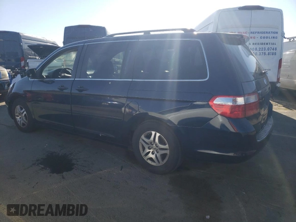 2005 Honda Odyssey EX-L with VIN 5FNRL38655B026224, listed as a Copart auction lot 42869625 with 188,332 mi miles and Salvage Title. Bid and sale history available at carsss.com. Image 2.