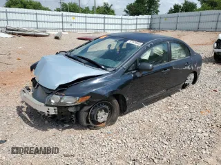 2007 Honda Civic DX-G z VIN 2HGFA15377H035626, wystawiony jako Copart lot #57529045 z przebiegiem Nie podano mil oraz Szkoda całkowita • Salvage title. Historia ofert i sprzedaży dostępna na DreamBid. Obrazek 1.