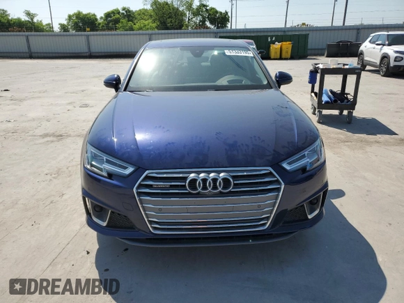 2019 Audi A4 Prestige с VIN WAUFNAF40KA109399, выставлен на аукционе Copart как лот 51333195 с пробегом 22 956 миль миль и Списание • Salvage title. История ставок и продаж доступна на DreamBid. Изображение 5.