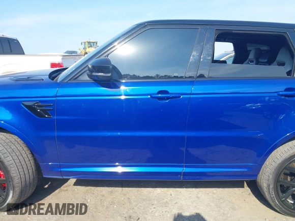 2021 Land Rover Range Rover Sport SVR with VIN SALWZ2RE4MA781110, listed as a IAAI auction lot 42143199 with 26,473 mi miles and . Bid and sale history available at DreamBid. Image 14.