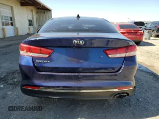 2017 Kia Optima LX with VIN 5XXGT4L33HG163075, listed as a Copart auction lot 52492935 with 135,309 mi miles and Salvage Title. Bid and sale history available at carsss.com. Image 6.