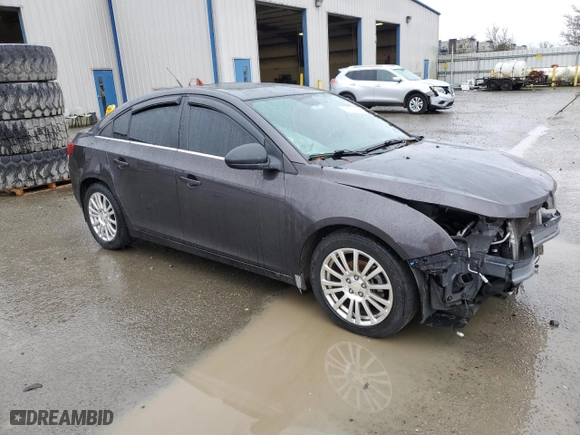 2014 Chevrolet Cruze ECO with VIN 1G1PH5SB6E7348640, listed as a Copart auction lot 88971785 with 114,834 mi miles and Clean Title. Bid and sale history available at carsss.com. Image 4.
