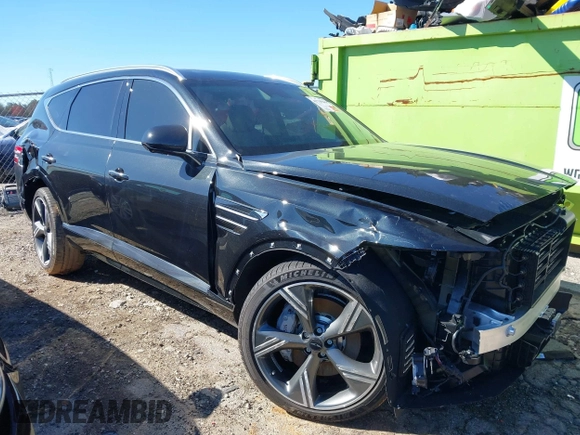 2025 Genesis GV80 z VIN KMUHCESB8SU230772, wystawiony jako IAAI lot #41739606 z przebiegiem 7 515 mil mil oraz . Historia ofert i sprzedaży dostępna na DreamBid. Obrazek 13.