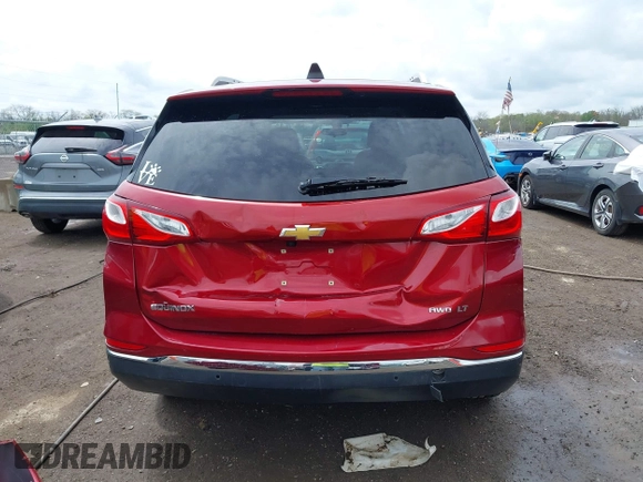 2018 Chevrolet Equinox LT with VIN 2GNAXSEV5J6340521, listed as a IAAI auction lot 42112332 with 57,857 mi miles. Bid and sale history available at carsss.com. Image 17.