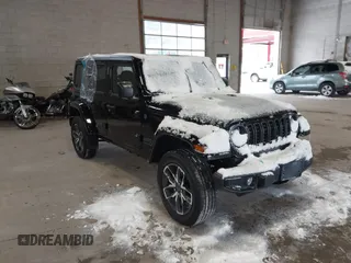 2024 Jeep Wrangler Willys с VIN 1C4RJXN68RW207031, выставлен на аукционе IAAI как лот 41351265 с пробегом 284 миль миль и . История ставок и продаж доступна на DreamBid. Изображение 1.