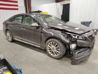 2015 Hyundai Sonata 2.4L Limited with VIN 5NPE34AF5FH050993, listed as a Copart auction lot 50614845 with 163,273 mi miles and Salvage Title. Bid and sale history available at carsss.com. Image 4.