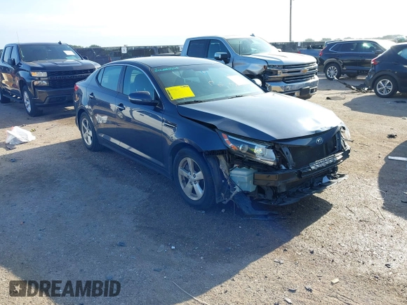 2015 Kia Optima LX with VIN KNAGM4A71F5568868, listed as a IAAI auction lot 42431920 with 138,217 mi miles and . Bid and sale history available at DreamBid. Image 1.