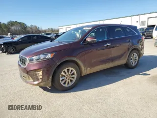 2020 Kia Sorento LX V6 with VIN 5XYPGDA57LG618541, listed as a Copart auction lot 85207814 with 85,435 mi miles and Salvage Title. Bid and sale history available at carsss.com. Image 1.