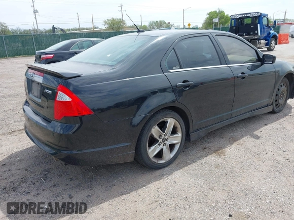 2010 Ford Fusion SPORT with VIN 3FAHP0KC2AR166100, listed as a IAAI auction lot 42033608 with 228,630 mi miles. Bid and sale history available at carsss.com. Image 4.