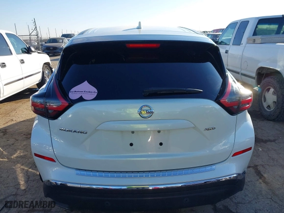2021 Nissan Murano S with VIN 5N1AZ2AS0MC135856, listed as a IAAI auction lot 41006416 with 49,804 mi miles. Bid and sale history available at carsss.com. Image 16.