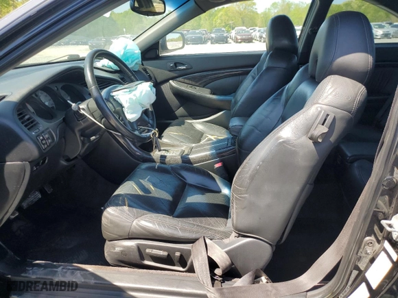 2001 Acura CL Type S with VIN 19UYA42701A010784, listed as a Copart auction lot 52335045 with 167,532 mi miles and Salvage Title. Bid and sale history available at carsss.com. Image 7.