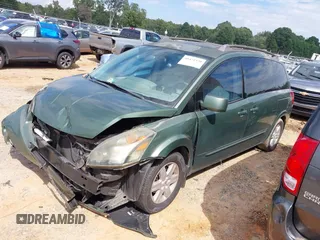 2004 Nissan Quest S with VIN 5N1BV28U44N363273, listed as a IAAI auction lot 40471920 with 192,009 mi miles. Bid and sale history available at carsss.com. Image 2.