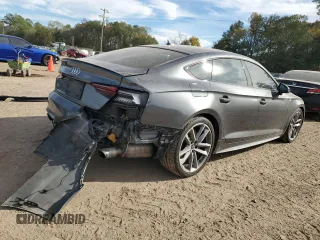 2019 Audi A5 Sportback Prestige with VIN WAUFNCF55KA051312, listed as a Copart auction lot 77605313 with 59,898 mi miles. Bid and sale history available at carsss.com. Image 3.