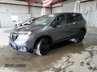 2021 Honda Passport Sport with VIN 5FNYF8H29MB043636, listed as a Copart auction lot 55071355 with 49,472 mi miles and Salvage title. Bid and sale history available at DreamBid. Image 1.