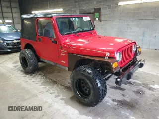 2001 Jeep Wrangler Sport z VIN 1J4FA49S81P362860, wystawiony jako Copart lot #52526165 z przebiegiem 125 124 mil mil oraz Czysty tytuł • Clean title. Historia ofert i sprzedaży dostępna na DreamBid. Obrazek 4.