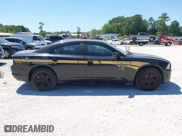 2014 Dodge Charger Police with VIN 2C3CDXAT7EH367018, listed as a IAAI auction lot 42136174 with 191,608 mi miles and . Bid and sale history available at DreamBid. Image 13.