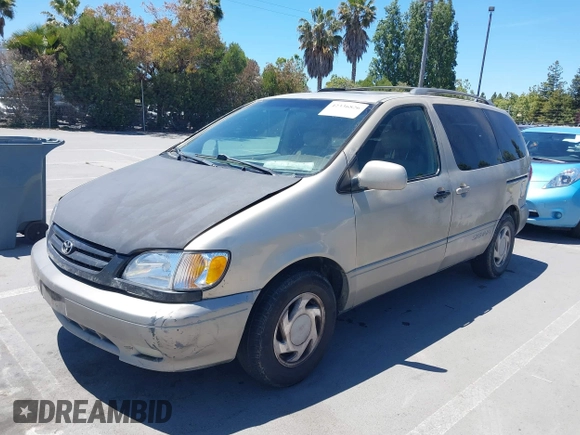 2001 Toyota Sienna LE z VIN 4T3ZF13C11U365141, wystawiony jako IAAI lot #42336826 z przebiegiem 347 176 mil mil oraz . Historia ofert i sprzedaży dostępna na DreamBid. Obrazek 2.