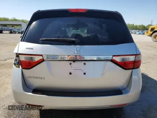 2013 Honda Odyssey EX-L with VIN 5FNRL5H69DB080586, listed as a Copart auction lot 52103685 with 166,643 mi miles and Salvage Title. Bid and sale history available at carsss.com. Image 6.