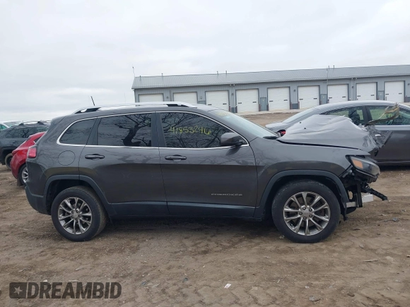 2019 Jeep Cherokee Latitude Plus with VIN 1C4PJLLB4KD382412, listed as a IAAI auction lot 41853246 with 97,512 mi miles. Bid and sale history available at carsss.com. Image 14.