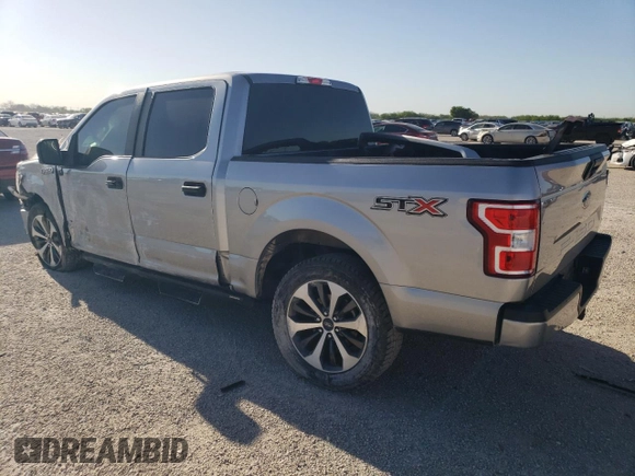 2020 Ford F-150 XL with VIN 1FTEW1C57LKE70956, listed as a Copart auction lot 50637584 with 101,108 mi miles and Salvage Title. Bid and sale history available at carsss.com. Image 2.