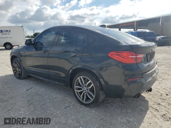 2017 BMW X4 M40i with VIN 5UXXW7C55H0U24877, listed as a Copart auction lot 71824502 with 0 mi miles. Bid and sale history available at carsss.com. Image 2.
