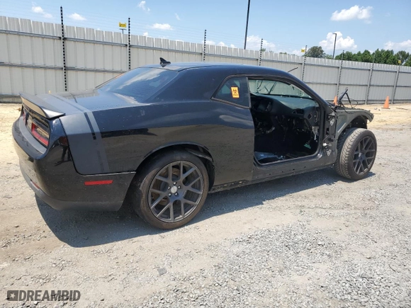 2016 Dodge Challenger R/T Scat Pack with VIN 2C3CDZFJ1GH152661, listed as a Copart auction lot 65743244 with 0 mi miles and Salvage Title. Bid and sale history available at carsss.com. Image 3.