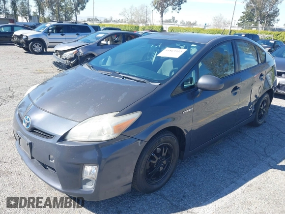 2010 Toyota Prius II with VIN JTDKN3DU8A0180886, listed as a IAAI auction lot 41869933 with 149,289 mi miles and . Bid and sale history available at carsss.com. Image 2.