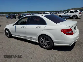 2012 Mercedes-Benz C 300 Sport with VIN WDDGF8BBXCA711039, listed as a Copart auction lot 61417975 with 131,692 mi miles and Salvage title. Bid and sale history available at DreamBid. Image 2.