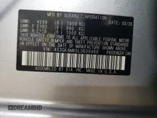 2020 Subaru Impreza Special Sports с VIN 4S3GKAM60L3609489, выставлен на аукционе Copart как лот 46622445 с пробегом 37 497 миль миль и Списание • Salvage title. История ставок и продаж доступна на DreamBid. Изображение 12.