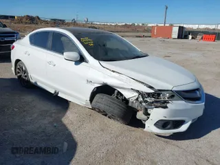2016 Acura ILX w/Premium/A-SPEC Pkg with VIN 19UDE2F86GA012039, listed as a IAAI auction lot 41866982 with 162,710 mi miles. Bid and sale history available at carsss.com. Image 1.