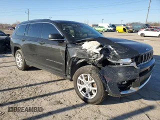 2021 Jeep Grand Cherokee Limited with VIN 1C4RJKBG1M8205280, listed as a Copart auction lot 48324155 with Not Provided miles and Salvage Title. Bid and sale history available at DreamBid. Image 4.