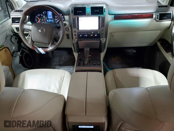 2013 Lexus GX 460 with VIN JTJBM7FX4D5050920, listed as a Copart auction lot 53228055 with 168,432 mi miles and Salvage Title. Bid and sale history available at DreamBid. Image 8.