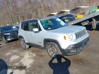 2017 Jeep Renegade Limited z VIN ZACCJBDB7HPE87317, wystawiony jako IAAI lot #41853098 z przebiegiem 88 638 mil mil oraz . Historia ofert i sprzedaży dostępna na DreamBid. Obrazek 1.