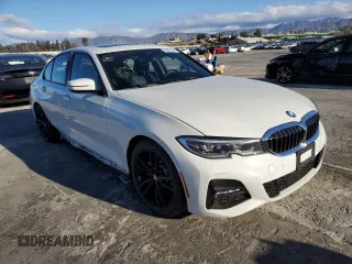 2019 BMW 3 Series 330i with VIN WBA5R1C5XKAK09751, listed as a Copart auction lot 66022322 with 37,802 mi miles. Bid and sale history available at carsss.com. Image 1.