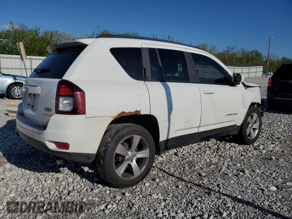2017 Jeep Compass High Altitude with VIN 1C4NJCEB1HD199112, listed as a Copart auction lot 55627155 with 184,536 mi miles and Salvage title. Bid and sale history available at DreamBid. Image 3.